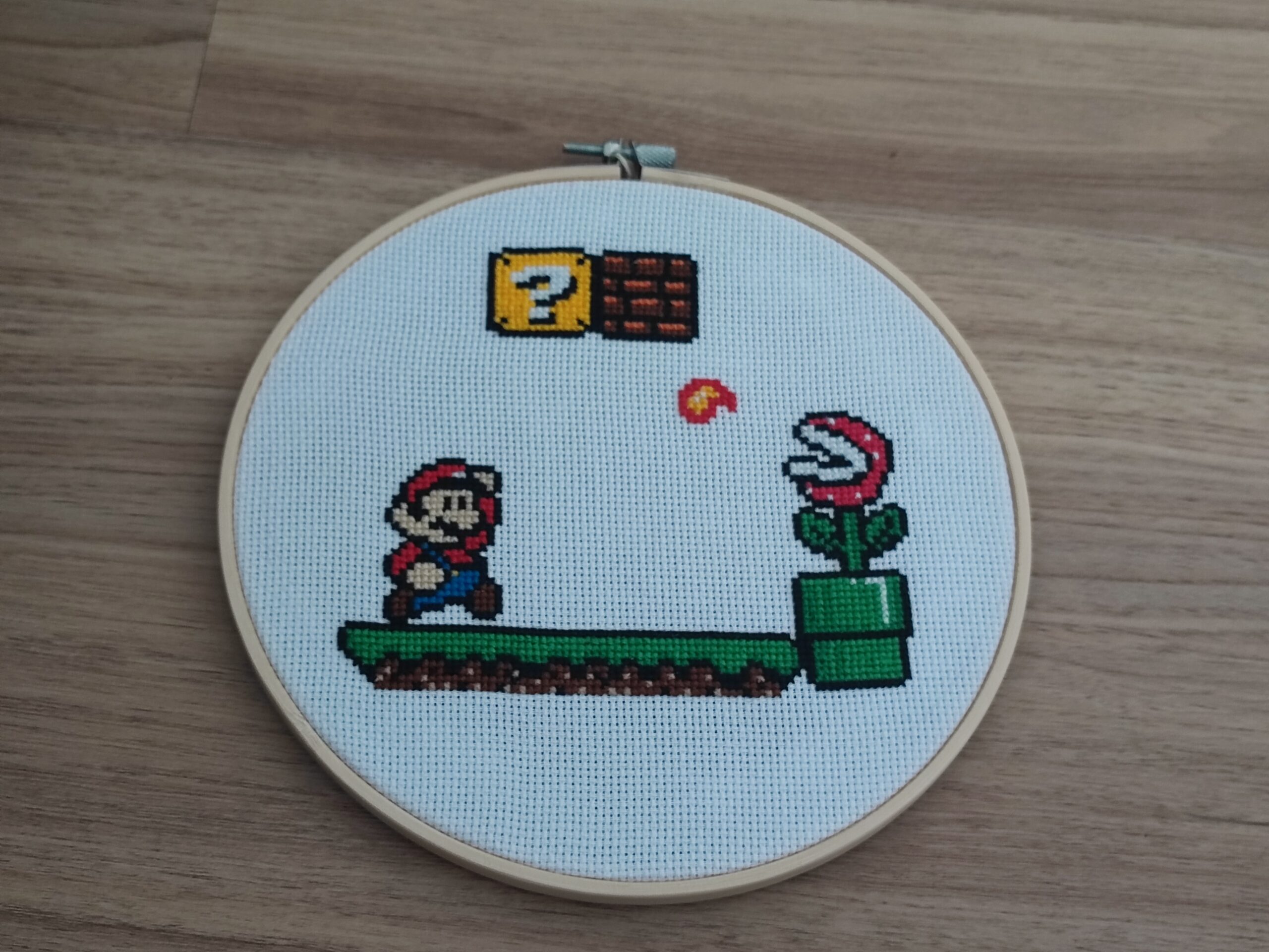 Broderie au point de croix Super Mario Bros